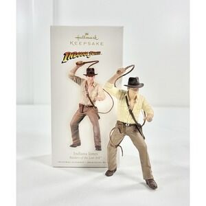 Hallmark Keepsake Indiana Jones w/ Whip Ornament 2008 Raiders of the Lost Ark